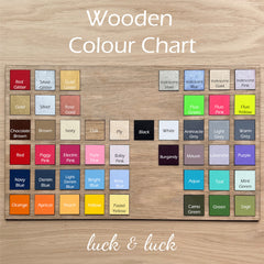 Custom Happy Easter Wooden Standing Table Sign