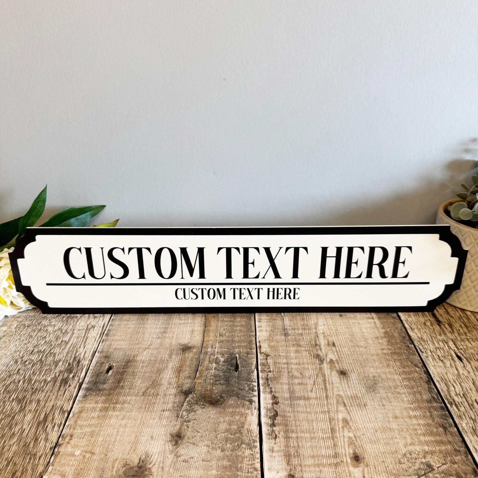 personalised-road-sign-custom-text-street-sign-unique-gift|LLUVROADSIGN|Luck and Luck| 1