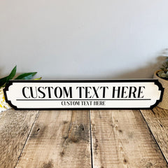 personalised-road-sign-custom-text-street-sign-unique-gift|LLUVROADSIGN|Luck and Luck| 1