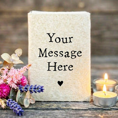 Modern Personalised Porcelain Wishbone Matchbox with Custom Message Keepsake