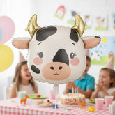 Cow Foil Balloon 57cm Farm Animal Birthday Party Decoration