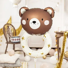teddy-rattle-foil-balloon-new-baby-shower-decoration|FB191|Luck and Luck| 1