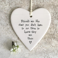 east-of-india-porcelain-heart-friends-are-like-stars|2046|Luck and Luck| 1