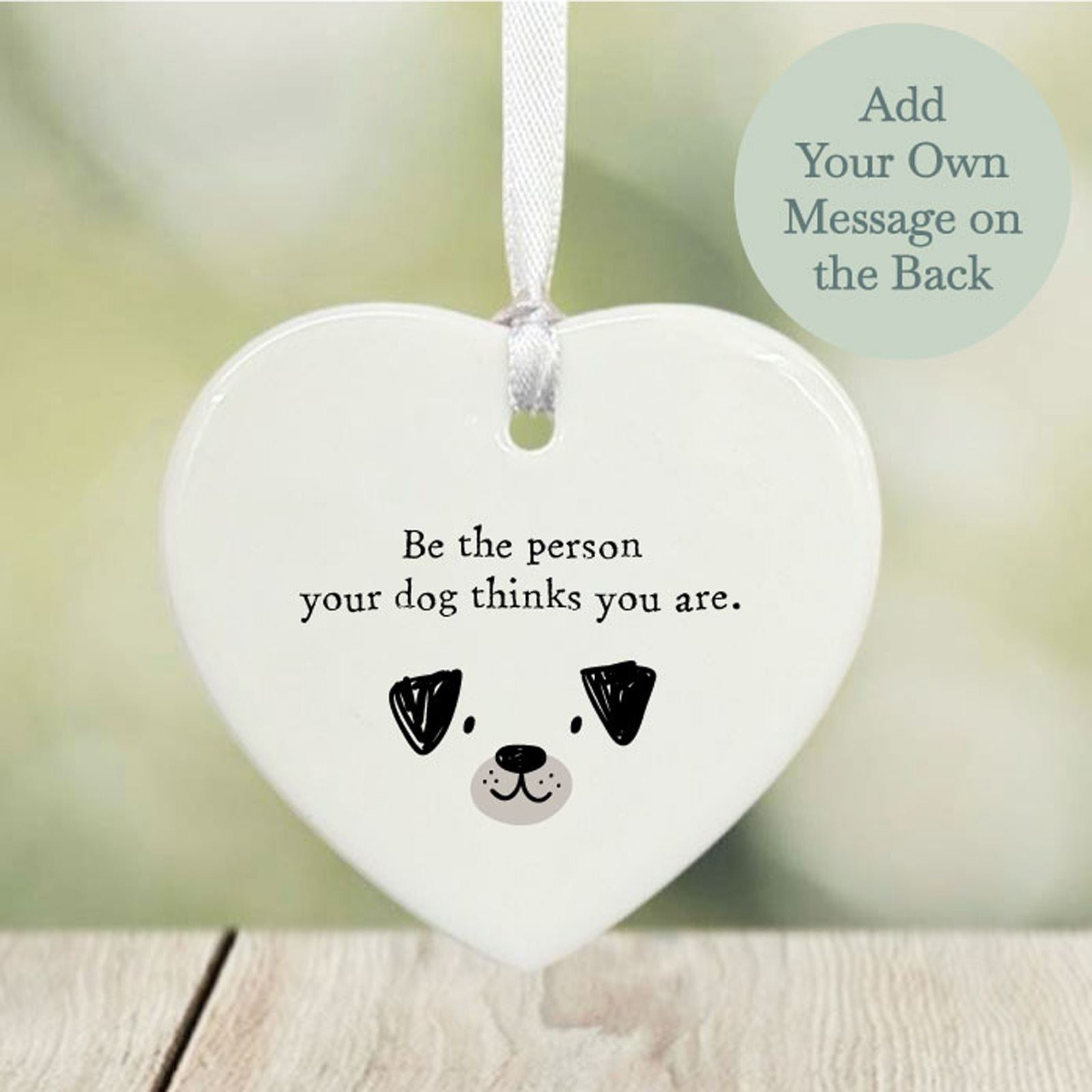 personalised-porcelain-hanging-heart-the-dog-keepsake|UVPORGF12|Luck and Luck| 1