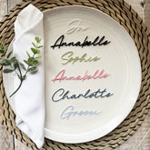 Custom Wedding Acrylic Place Names for Reception Tables and Celebrations