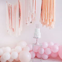 Streamer Ceiling Kit - Pink, Blush and Rose Gold 320m