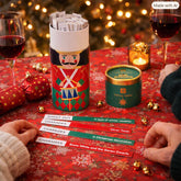 Nutcracker Christmas Table Game with 180 Dipsticks for Festive Family Parties