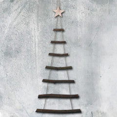 Rope ladder Christmas tree