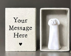 Personalised Dog Matchbox Keepsake for Dog Lovers Birthdays and Remembrance
