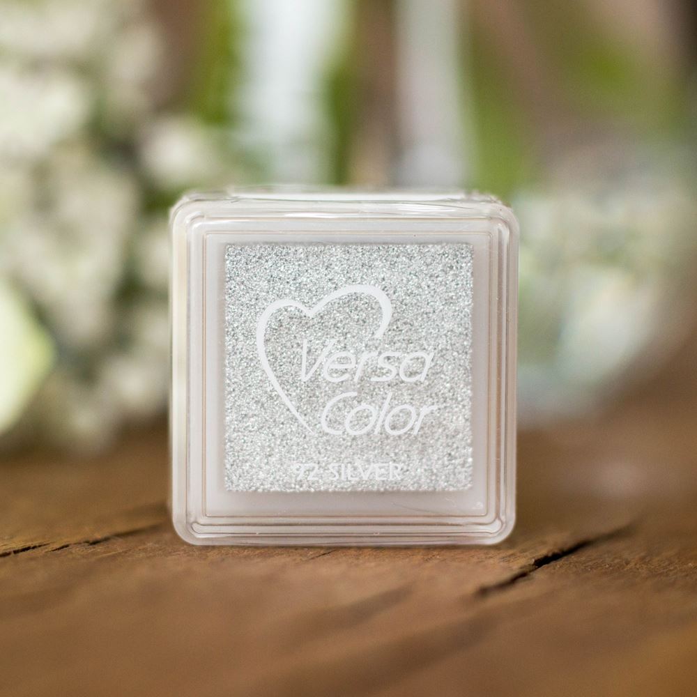 versasmall-silver-pigment-small-ink-pad-pigment-ink-craft-ink|VS092|Luck and Luck| 1