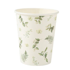 botanical-leaf-paper-party-cups-x-8|93742|Luck and Luck| 1
