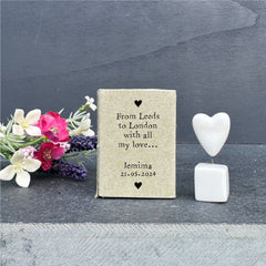 porcelain-heart-with-personalised-matchbox-from-to-distance-gift|LLUV5658V4|Luck and Luck| 1