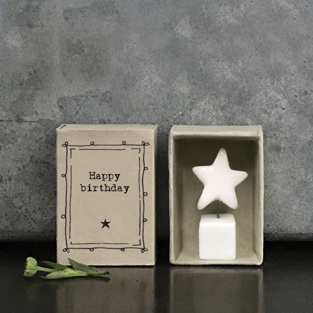 east-mini-matchbox-little-standing-star-happy-birthday|5660|Luck and Luck| 1