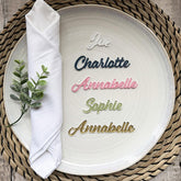 Personalised Acrylic Wedding Place Names for Table Settings and Events