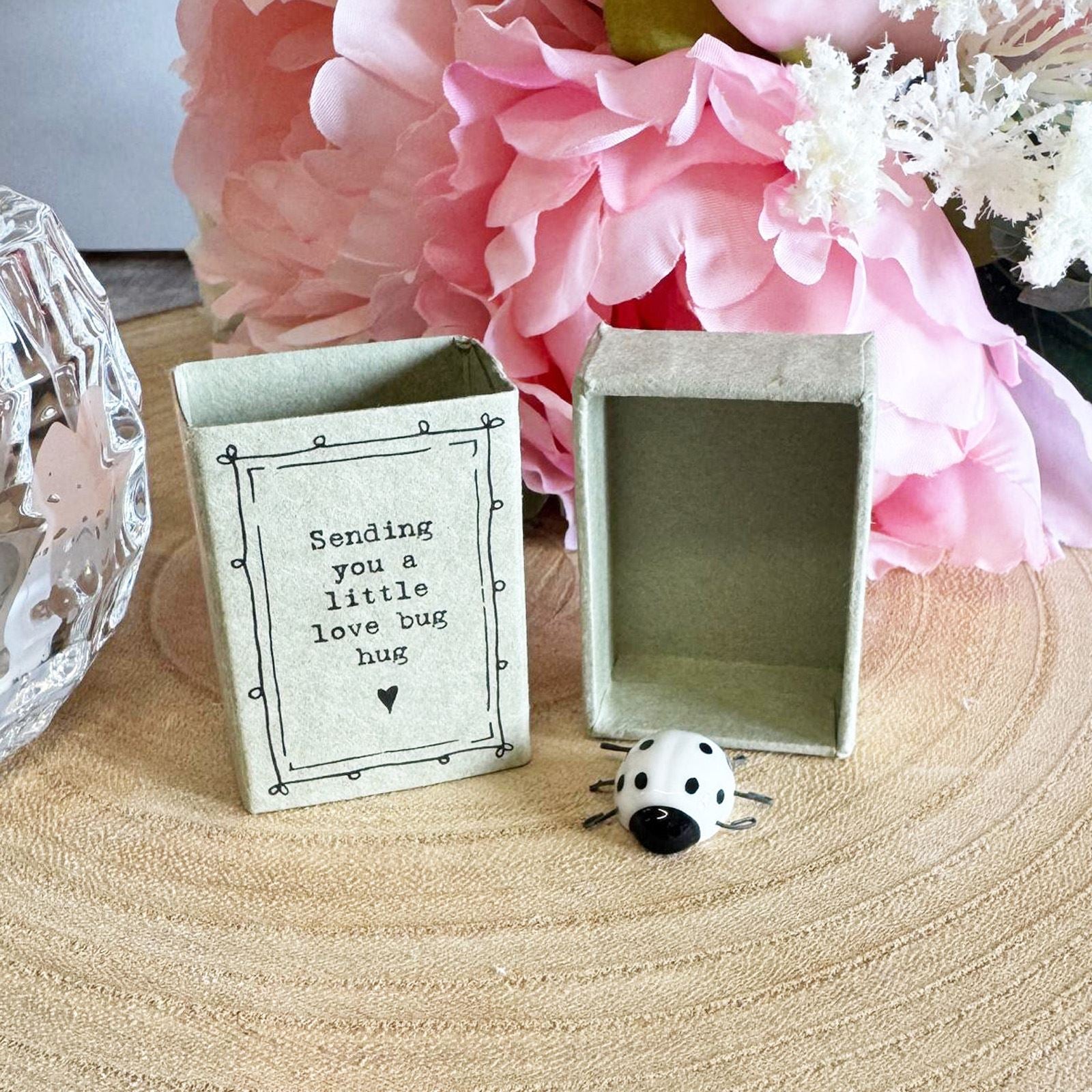 east-of-india-porcelain-mini-matchbox-ladybird-sending-love-bug-hug|15|Luck and Luck| 1