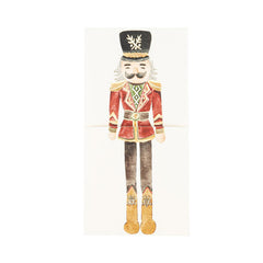 Nutcracker Christmas Cutlery Holders for Festive Table Styling (Pack of 8, 10 × 20 cm)