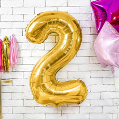 large-foil-gold-number-2-balloon-86cm-birthday-decoration|FB1M-2-019|Luck and Luck| 1