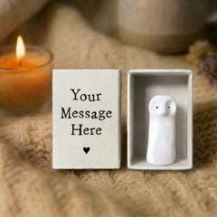 Personalised Wise Owl Matchbox Keepsake for Graduation Achievement and Success