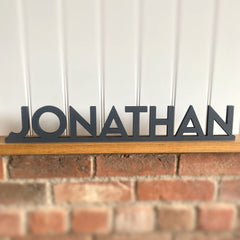 coloured-wood-freestanding-name-with-stand-home-decor-gift|LLWWNMSSF17MEDIUM|Luck and Luck| 1