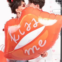 kiss-me-lips-foil-party-balloon-valentines-day-love|FB197|Luck and Luck| 1
