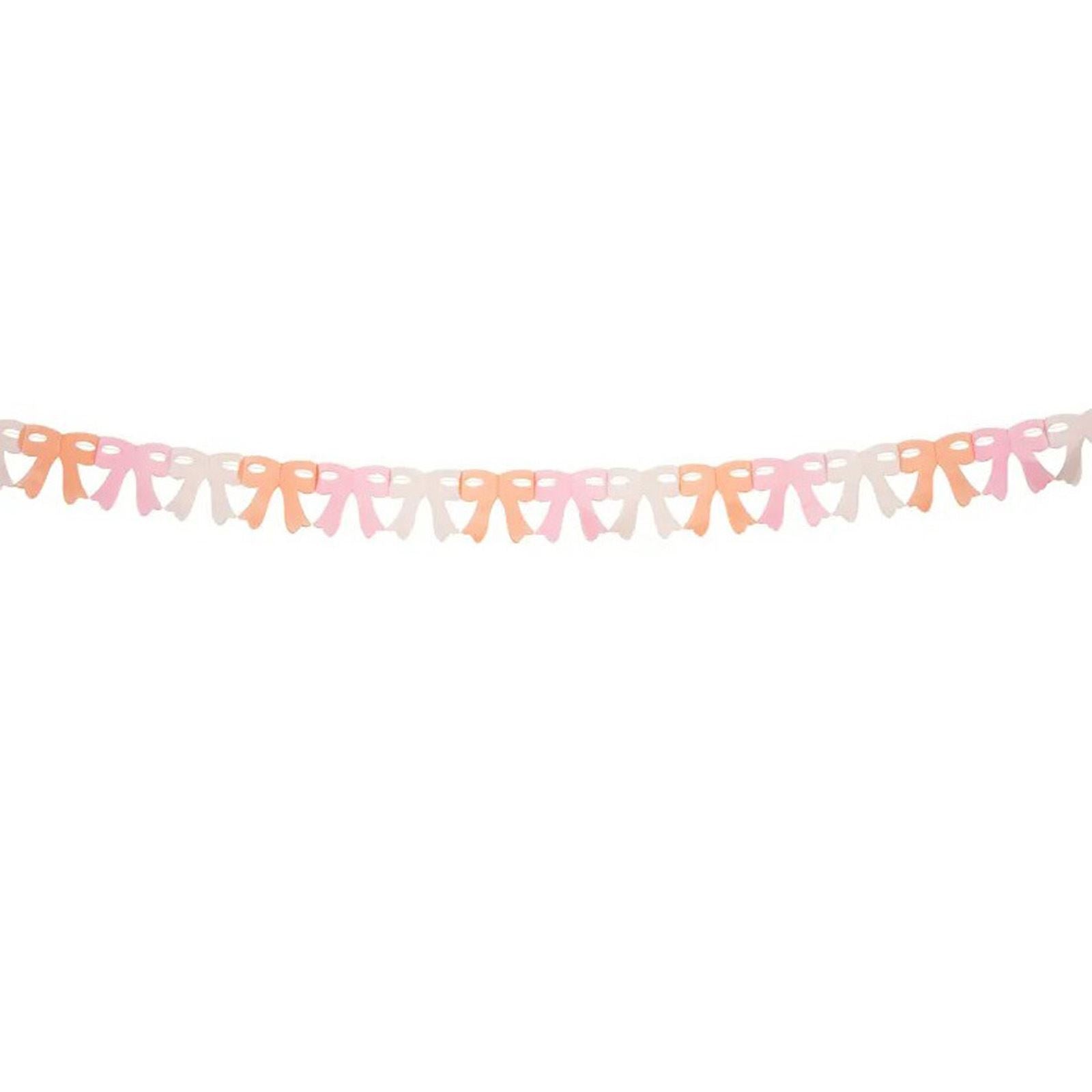 paper-garland-bows-pastel-colours-3m-decorative-party-decor|GRB20|Luck and Luck| 1