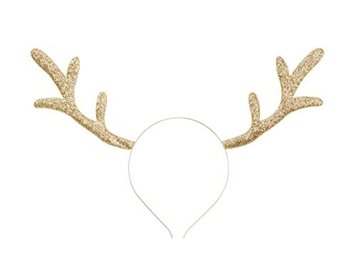 gold-christmas-reindeer-antlers-headband|OP10-019|Luck and Luck| 1