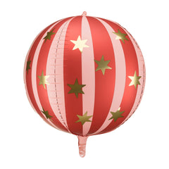 starry-red-foil-balloon-ball-75cm-circus-funfair-party-decoration| FB243-007|Luck and Luck| 1