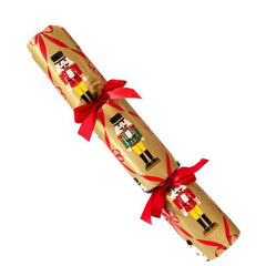 Set of 6 Classic 12-Inch Vintage Nutcracker Crackers for Festive Celebrations