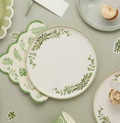 Botanical Cocktail Paper Plates Party Tableware Pack of 8 (17.5cm)