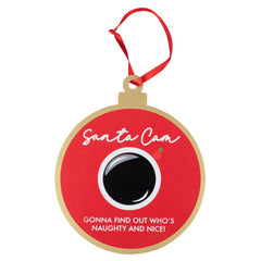 Wooden Santa Cam Hanging Decoration
