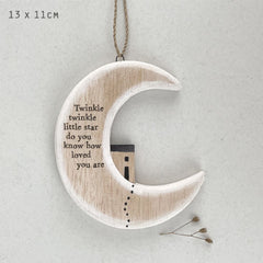 personalised-hanging-wooden-moon-twinkle-twinkle-little-star|LLUV3547|Luck and Luck| 1