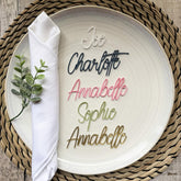 Personalised Acrylic Place Card Names for Events, Parties and Wedding Decor