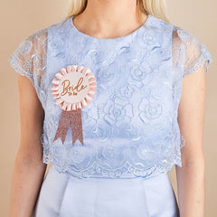 pink-and-rose-gold-bride-to-be-rosette-badge-hen-party|HBSY116|Luck and Luck| 1