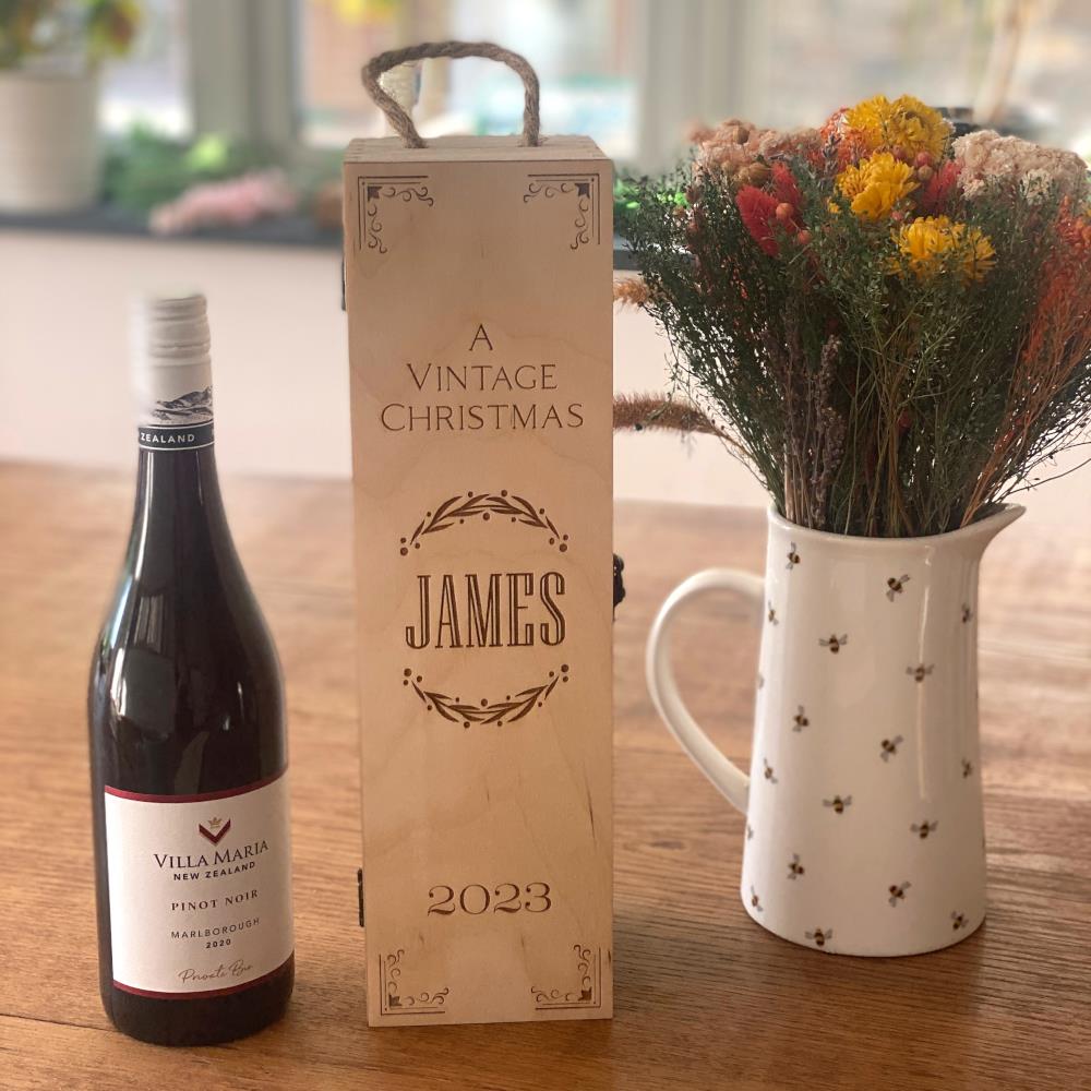 personalised-wine-box-engraved-keepsake-gift-design-d|LLWWWINEBOXD|Luck and Luck| 1