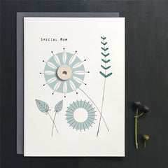 east-of-india-flower-card-special-mum-mothers-day-card|2443B|Luck and Luck| 1