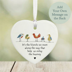 personalised-porcelain-hanging-heart-friends-we-meet-along-the-way|LLUV6216|Luck and Luck| 1