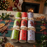 Gruffalo Christmas Crackers Green Red Festive Party Table Decorations Set of 6
