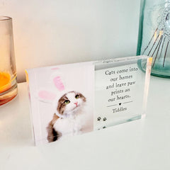 acrylic-block-with-personalised-picture-birthday-gift-wedding-present|LLUVABCAT|Luck and Luck| 1