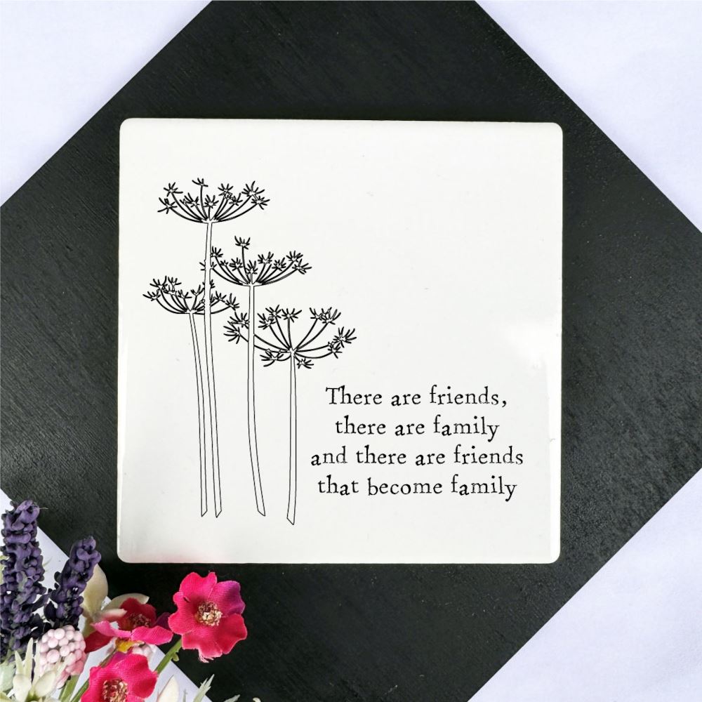 square-porcelain-coaster-there-are-friends-there-are-family|LLUV158|Luck and Luck| 1
