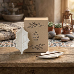 East of India Little Box of Calm Mini Porcelain Matchbox Keepsake Gift
