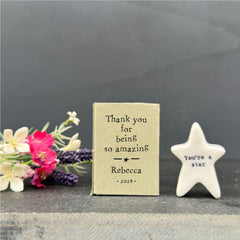 porcelain-star-personalised-matchbox-thanks-for-being-so-amazing|LLUV5665|Luck and Luck| 1