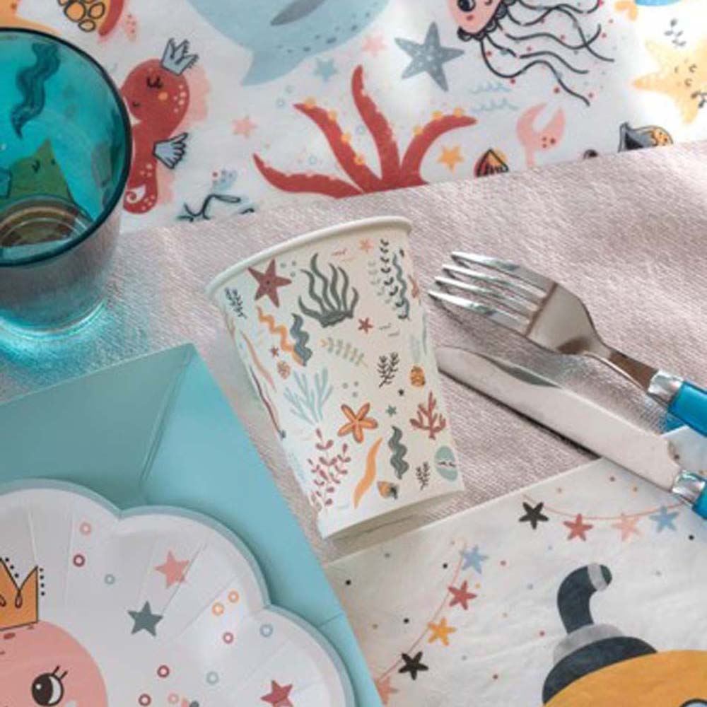 under-the-sea-children-paper-party-cups-x-10|834900000099|Luck and Luck| 1