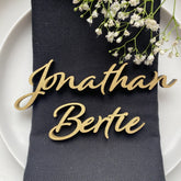 Personalised Wooden Wedding Place Names, Customisable Colour Wedding Favours, Small Childrens Wood Name Tags, Wooden Names, Laser Cut, Font 7