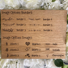 Personalised Heart Place Names, Wedding Place Settings, Wooden Heart Name Cards On Stand, Rustic Party Name Table Decorations, Font 5