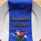 Acrylic Wedding Place Names, Personalised Coloured Napkin Favours, Small Childrens Acrylic Name Tags, Modern Name Cards, Laser Cut Names, Font 4B