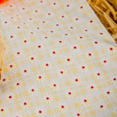 small-white-flowers-table-runner-28cm-x-5m|76036|Luck and Luck| 1