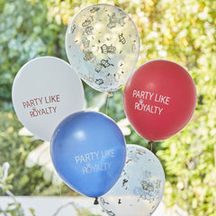 queens-jubilee-party-balloon-bundle-x-5|JBLE-113|Luck and Luck| 1