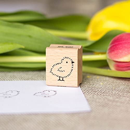 easter-chick-wooden-rubber-ink-stamp|F-A65|Luck and Luck| 1