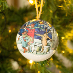 emma-bridgewater-christmas-village-set-of-4-baubles|WIN3141|Luck and Luck| 4