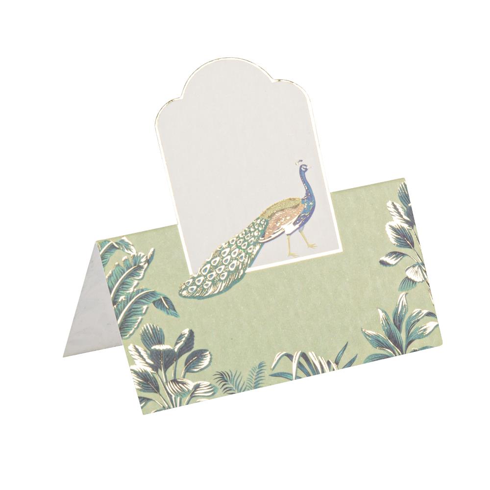 10-peacock-place-settings-name-cards|92034|Luck and Luck|2